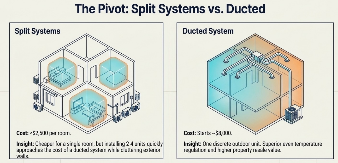 Split Systems vs. Ducted