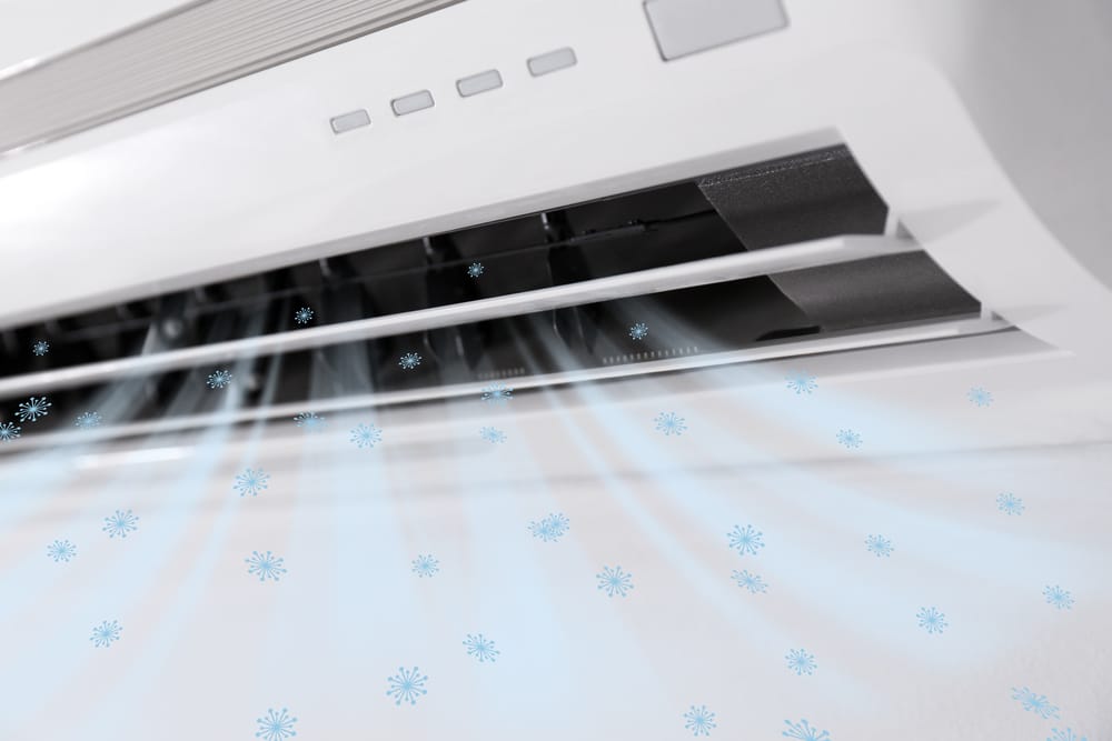 aircon blowing warm air brisbane
